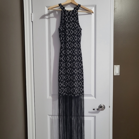 H&M Coachella Collection Black White Patterned dress - Picture 3 of 9